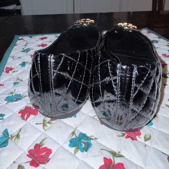 🖤 Tory Burch Claire Quilted Patent Leather Ballet Flats – Size 11 🖤 - Picture 6 of 9
